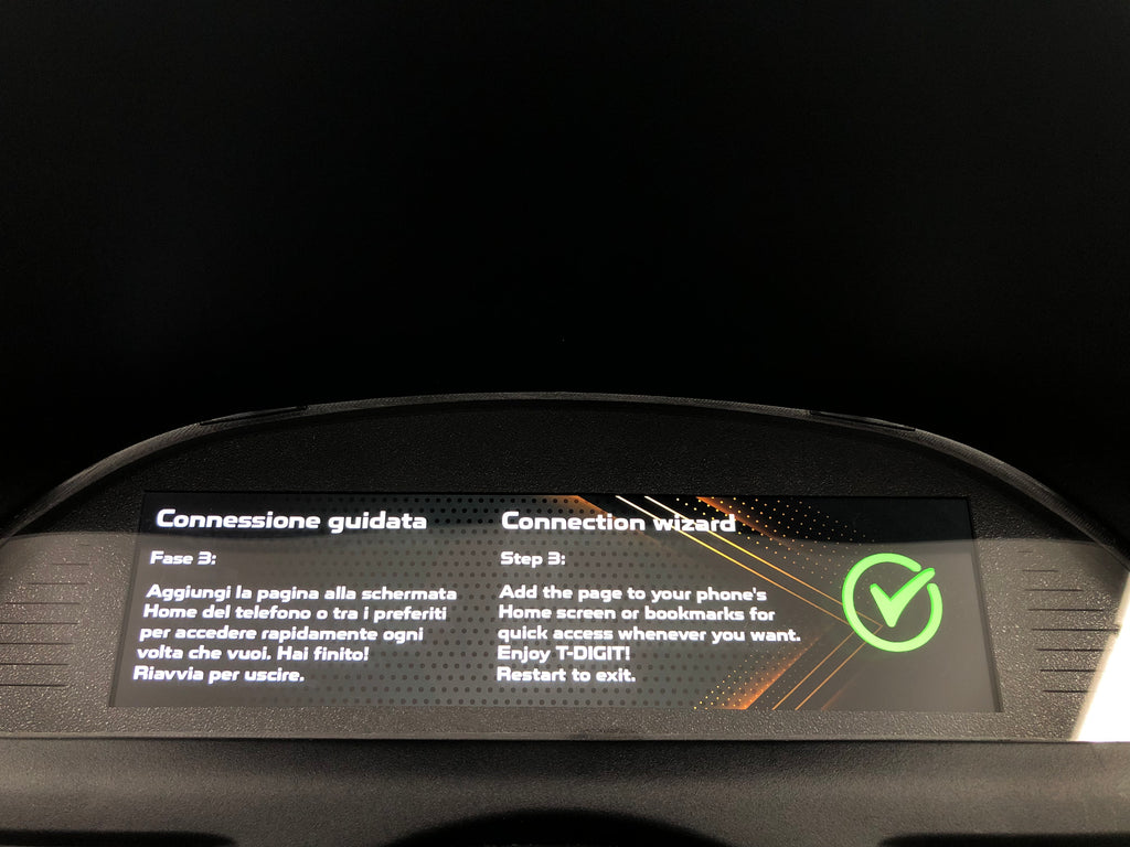 T-DIGIT 500 – Digital Cockpit Plug & Play per Yamaha TMAX 500 (2004–2007)