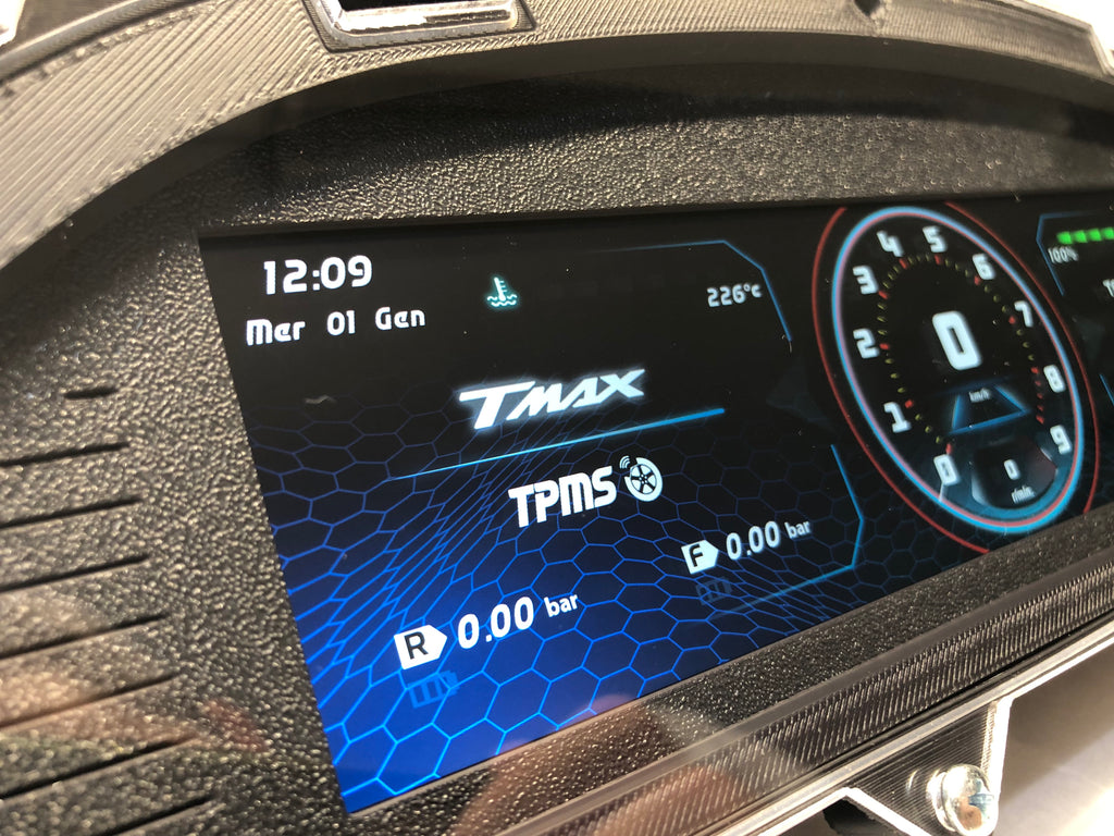 T-DIGIT 500 – Digital Cockpit Plug & Play per Yamaha TMAX 500 (2004–2007)