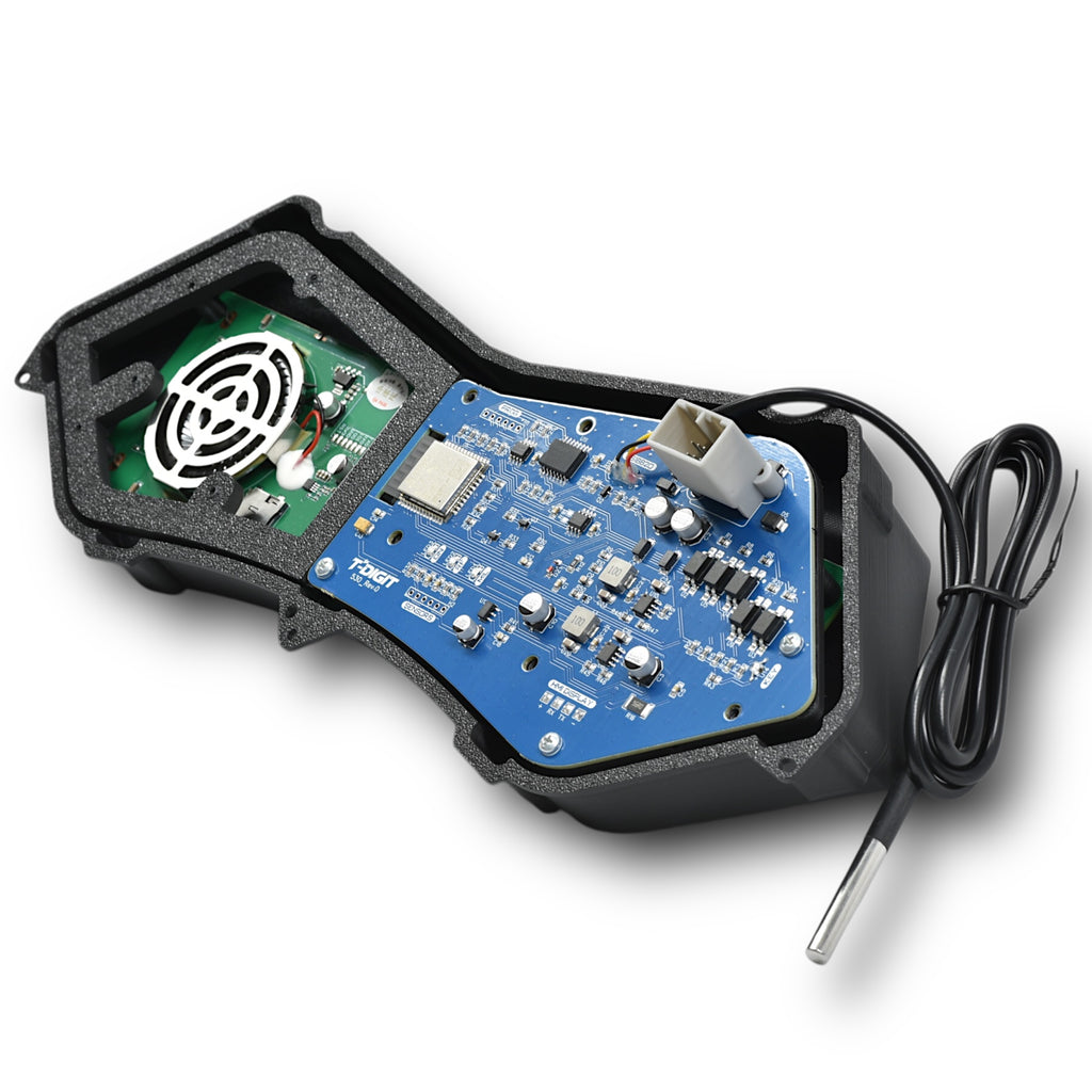 Dashboard digitale T-DIGIT 530 con sensore temperatura esterna e installazione Plug & Play per Yamaha TMAX 530